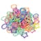 Maillons de chaîne de différentes formes en plastique nacré de couleurs vives de Creatology